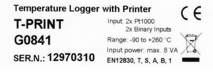 Înregistrator (Data Logger) Temperatură Semiremorcă cu Imprimantă G0841 - thumbnail 6