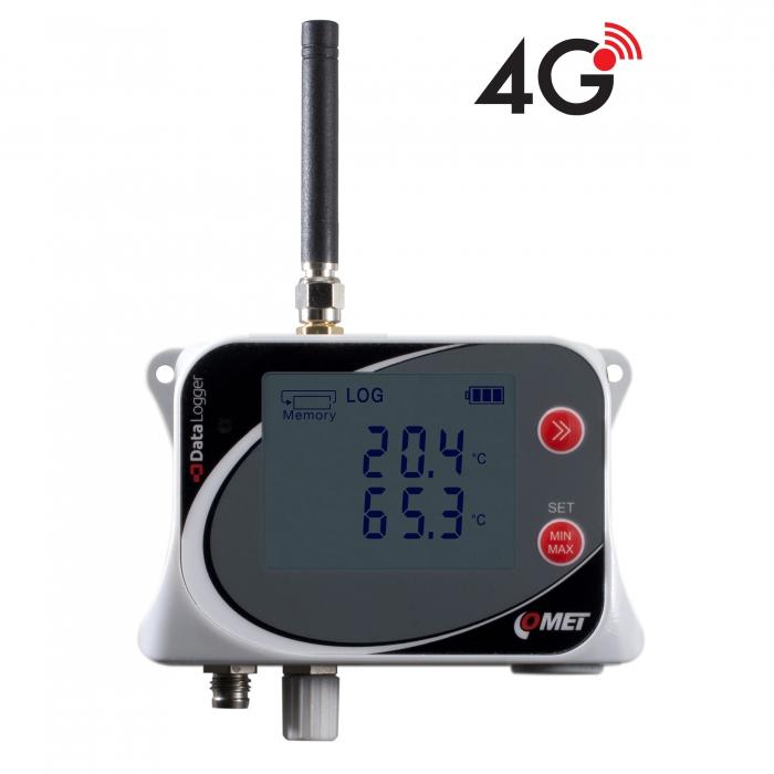 Data logger COMET U0121G temperatură 2 sonde Pt1000 wireless 4G