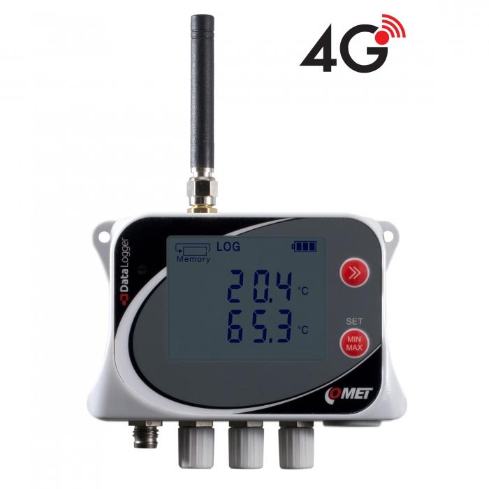 Data logger COMET U0141G temperatură 4 sonde Pt1000 wireless 4G