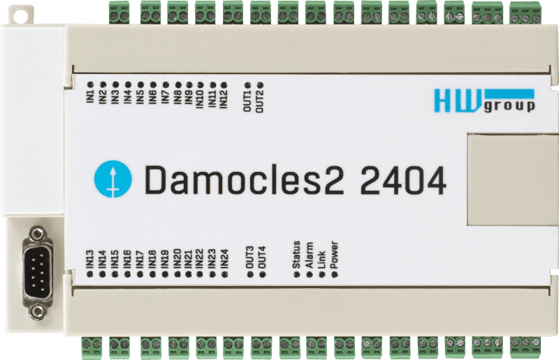 Dispozitiv I/O Industrial Securizat cu 24 Intrări Digitale și Alimentare PoE Damocles2 2404 - thumbnail 2