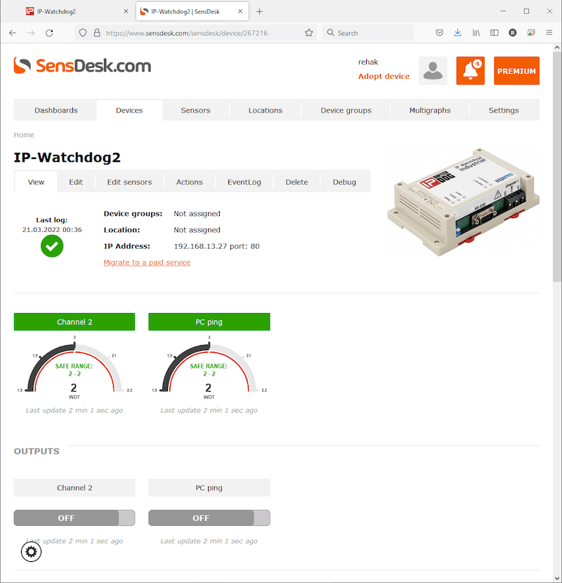 Monitor Industrial pentru Detectarea Erorilor și Repornirea Automată a Echipamentelor de Rețea IP WatchDog2 Industrial - thumbnail 10