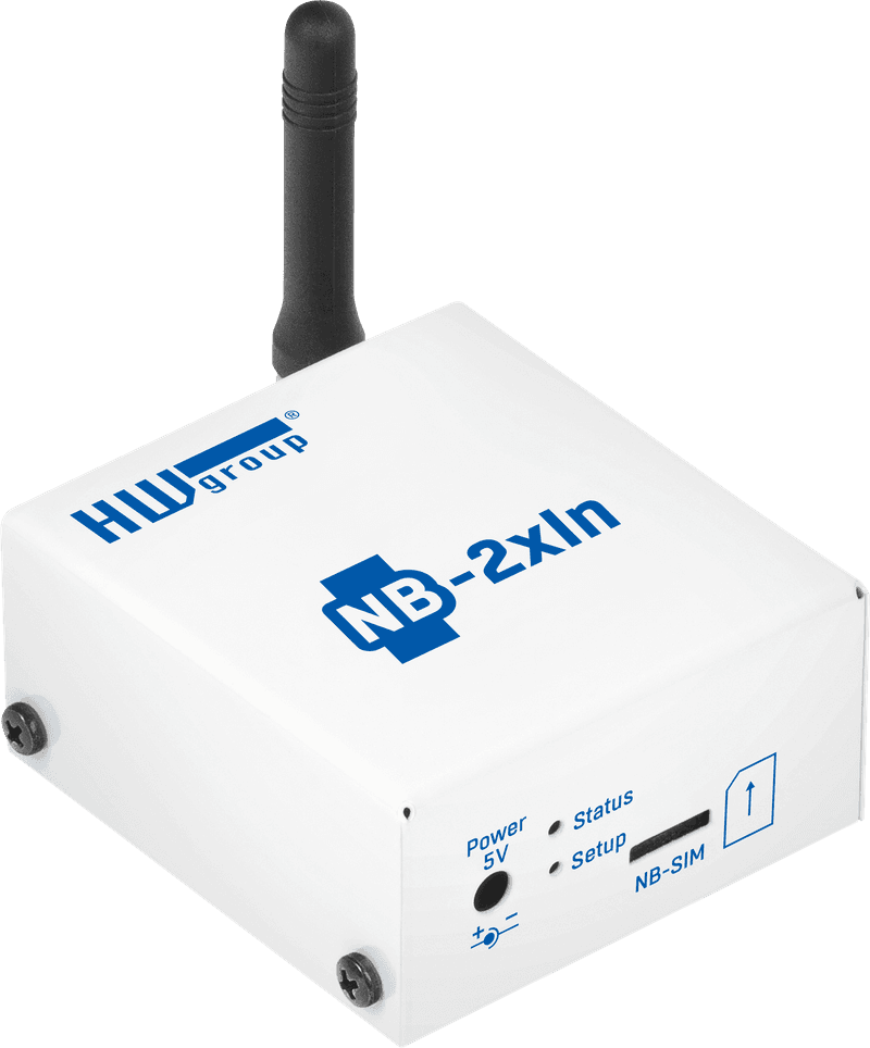 NB-2xIn - dispozitiv NarrowBand IoT 2 intrări digitale contact uscat baterie