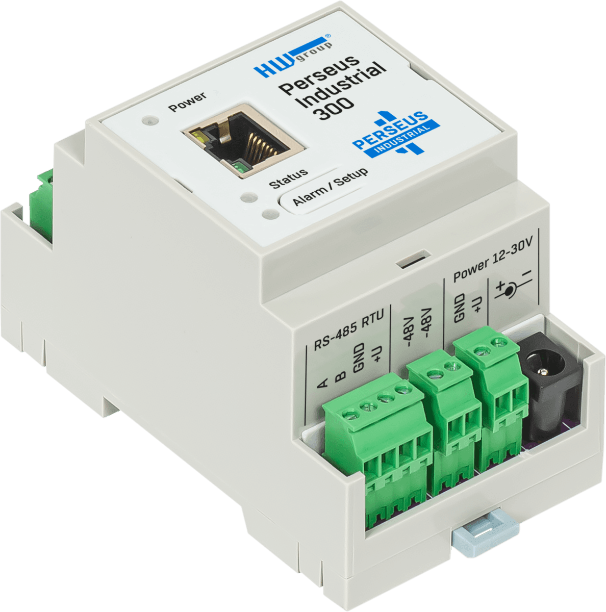 Sistem de Monitorizare Industrială pe Șină DIN cu LAN și Modbus/RTU Perseus Industrial 300 - HW group