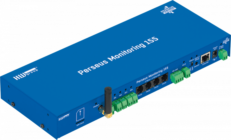 Unitate 1U Rack cu Modem LTE pentru Monitorizarea Completă a Centrelor de Date sau Telecomunicații Perseus Monitoring 155 - HW group
