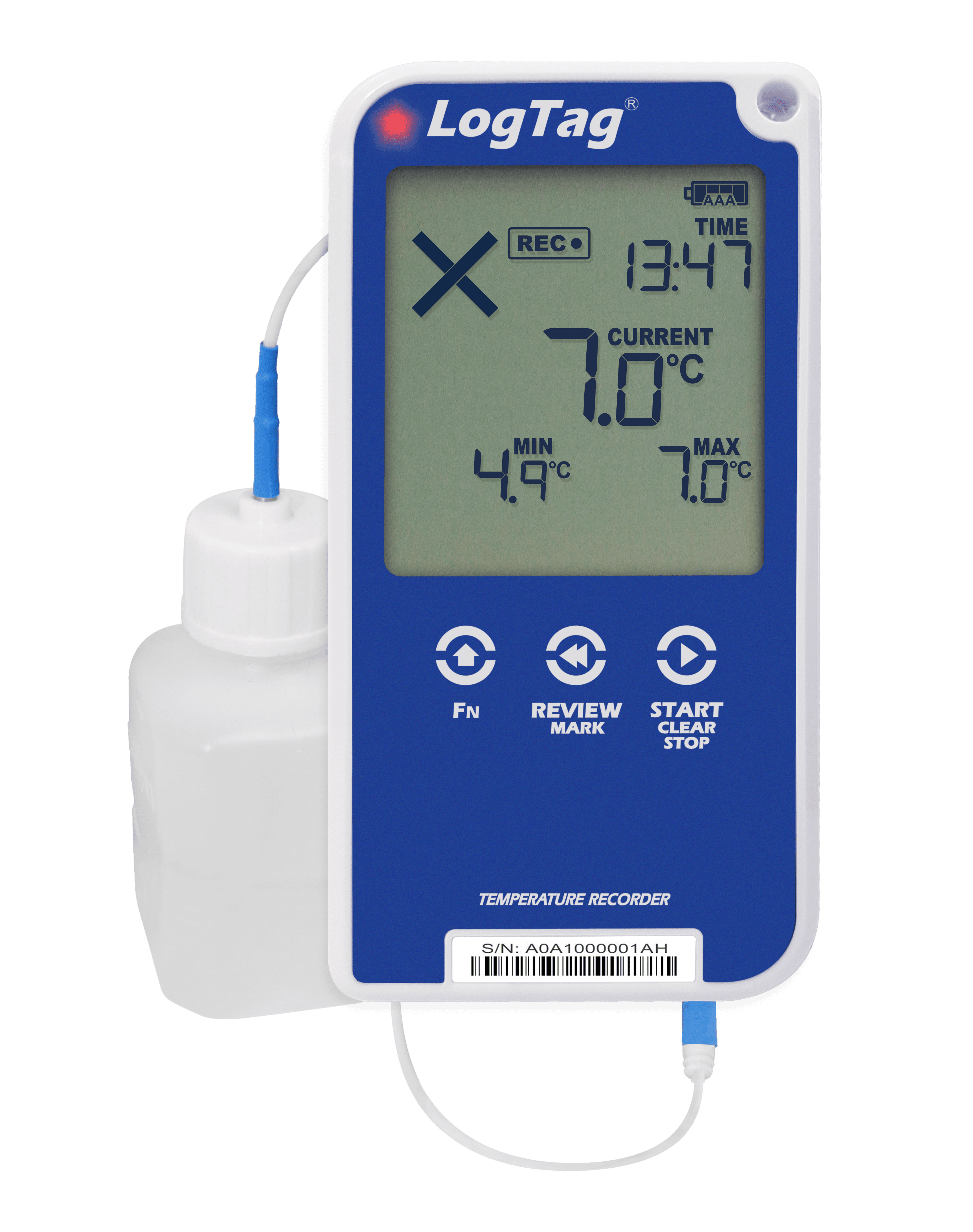 Înregistrator (Data Logger) Temperatură cu Rezumat 30 Zile - Două Canale UTRED30-16 - thumbnail 4
