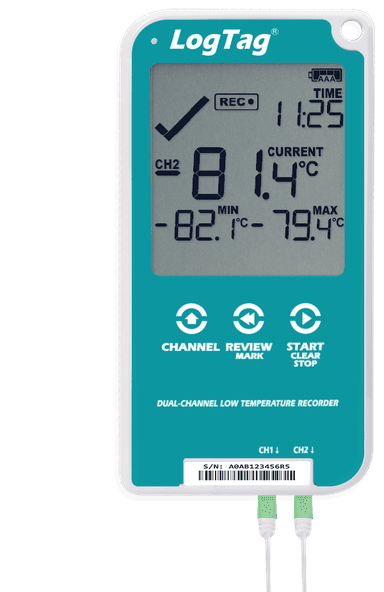 Înregistrator (Data Logger) Temperatură Ultra-Scăzută pentru Vaccinuri cu Rezumat 30 Zile UTREL30-16 - LogTag