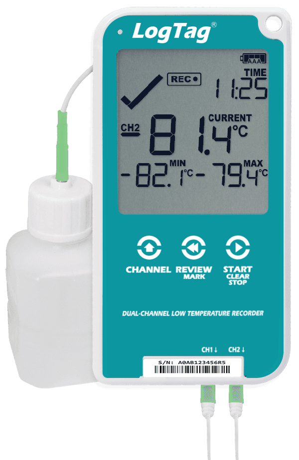Înregistrator (Data Logger) Temperatură Ultra-Scăzută pentru Vaccinuri cu Rezumat 30 Zile UTREL30-16 - thumbnail 2