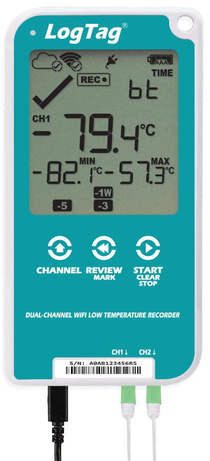 Înregistrator (Data Logger) WiFi Temperatură pentru Vaccinuri cu Rezumat 30 Zile UTREL30-WiFi - main product image