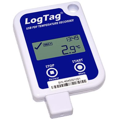 Înregistrator (Data Logger) Temperatură, USB Afișaj și Raport PDF UTRID-16 - LogTag