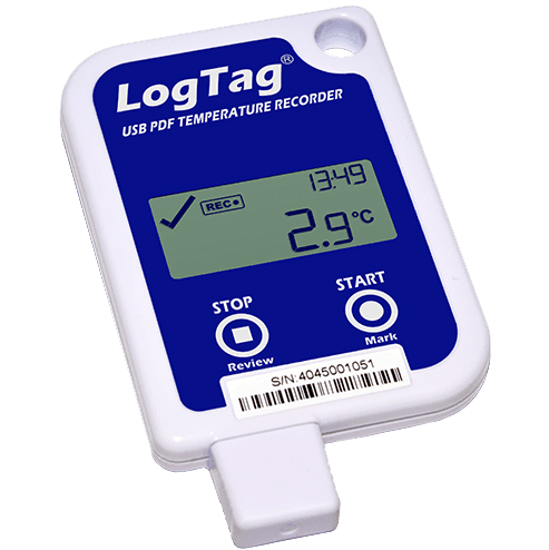 Înregistrator (Data Logger) Temperatură, USB Afișaj și Raport PDF UTRID-16 - LogTag