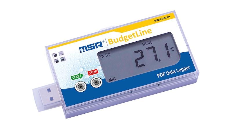 Înregistrator (Data Logger) Temperatură BudgetLine cu Afișaj MSR83 - MSR Electronics