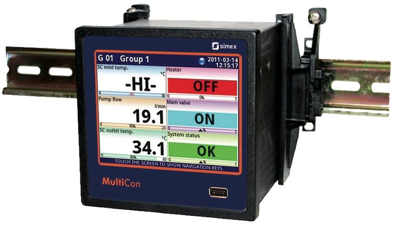 Controler Multicanal cu Înregistrare Date - 48 Intrări, Display Touchscreen Linux, Modbus MultiCon CMC-99 - thumbnail 8