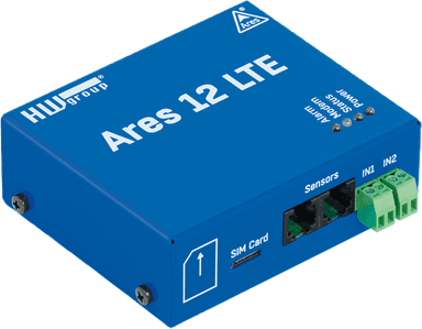 Dispozitiv Industrial de Monitorizare la Distanță cu Comunicare LTE și Baterie Backup Ares12 LTE - HW group