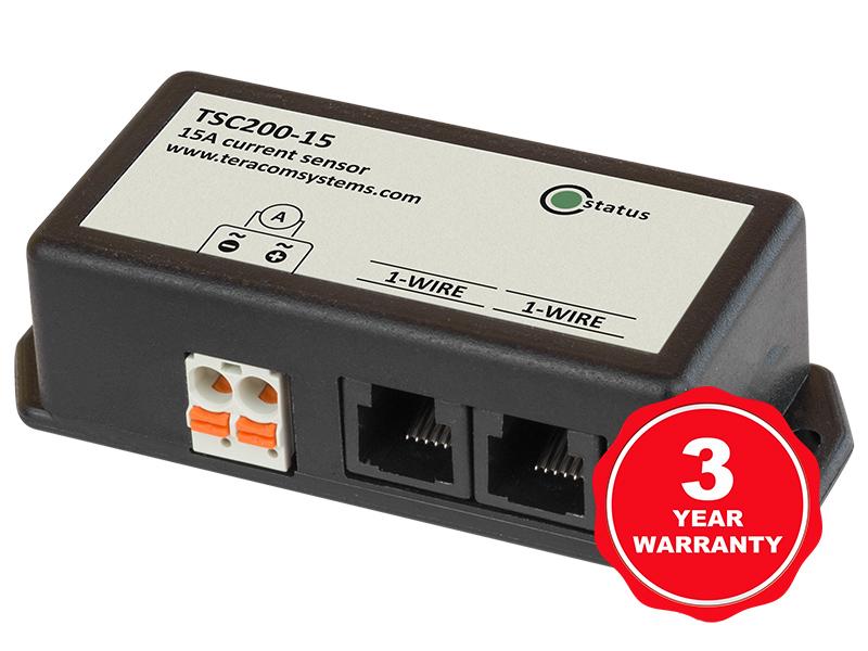 Senzor de curent 1-Wire cu interval 0.3 la 15A și protecție IP30 TSC200 - main product image